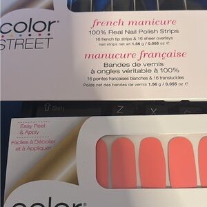 Color Street French Manicure Nail Strips in Pink and White